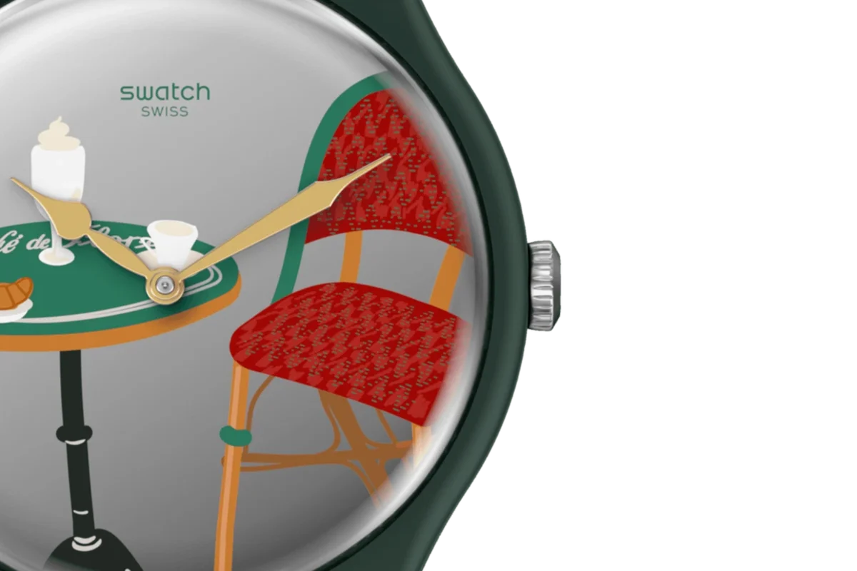 Swatch X Café De Flore για το Not in Paris