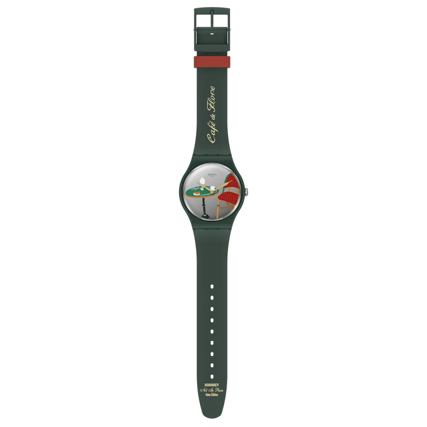 Swatch X Café De Flore για το Not in Paris